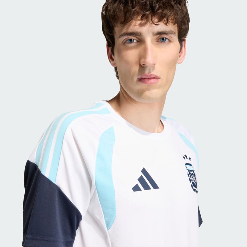 Adidas Camiseta de Entrenamiento Tiro Selección Argentina 26 White