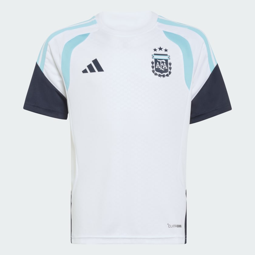 Adidas Camiseta de Entrenamiento Tiro Selección Argentina 26 Niños White