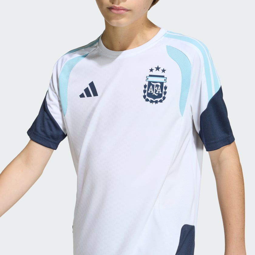 Adidas Camiseta de Entrenamiento Tiro Selección Argentina 26 Niños White