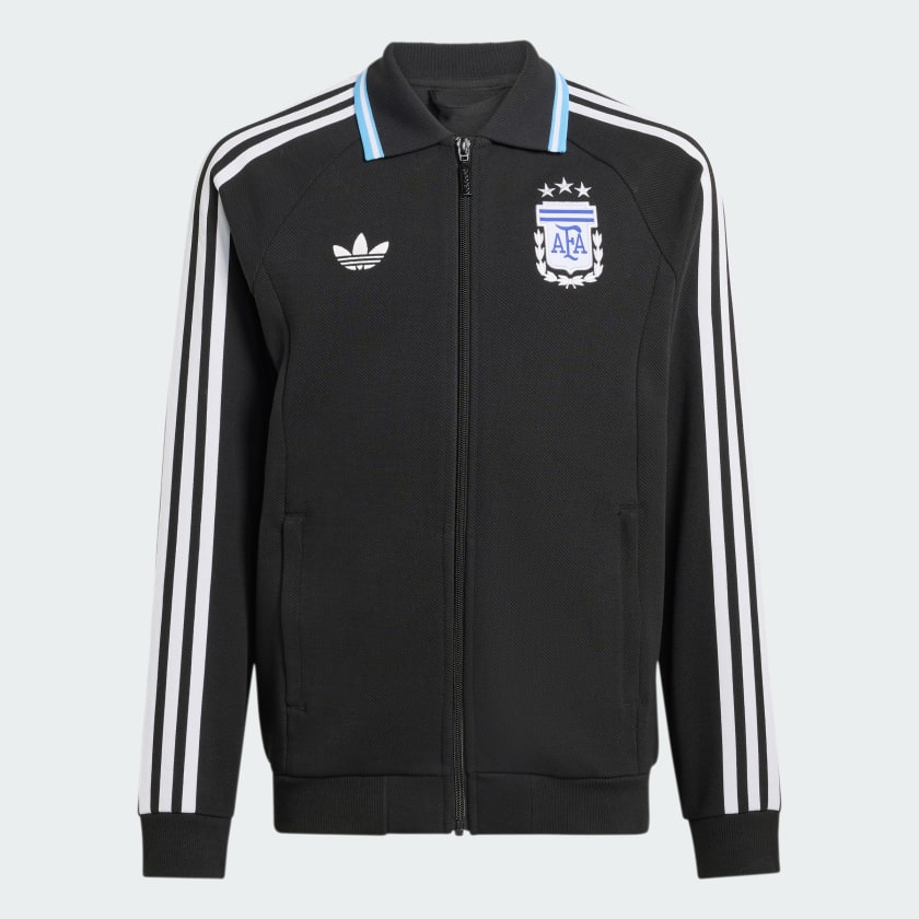 Adidas Campera Anthem Alternativa Selección Argentina Niños Black