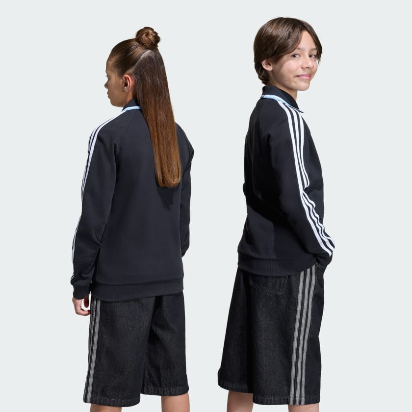 Adidas Campera Anthem Alternativa Selección Argentina Niños Black