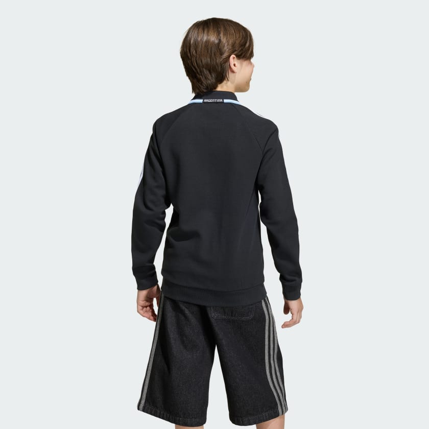 Adidas Campera Anthem Alternativa Selección Argentina Niños Black