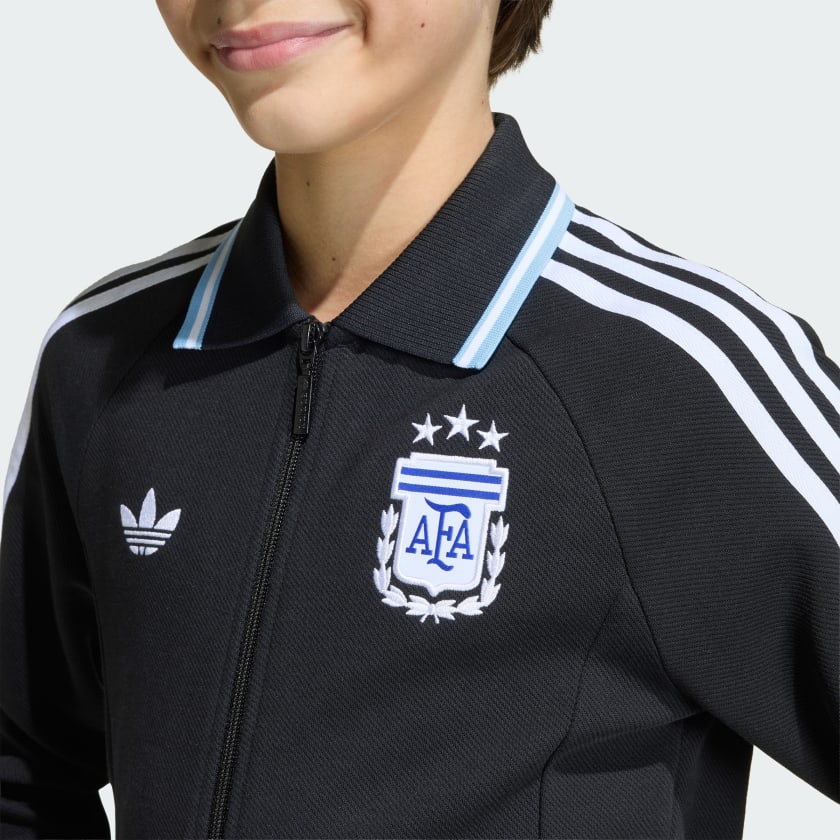 Adidas Campera Anthem Alternativa Selección Argentina Niños Black