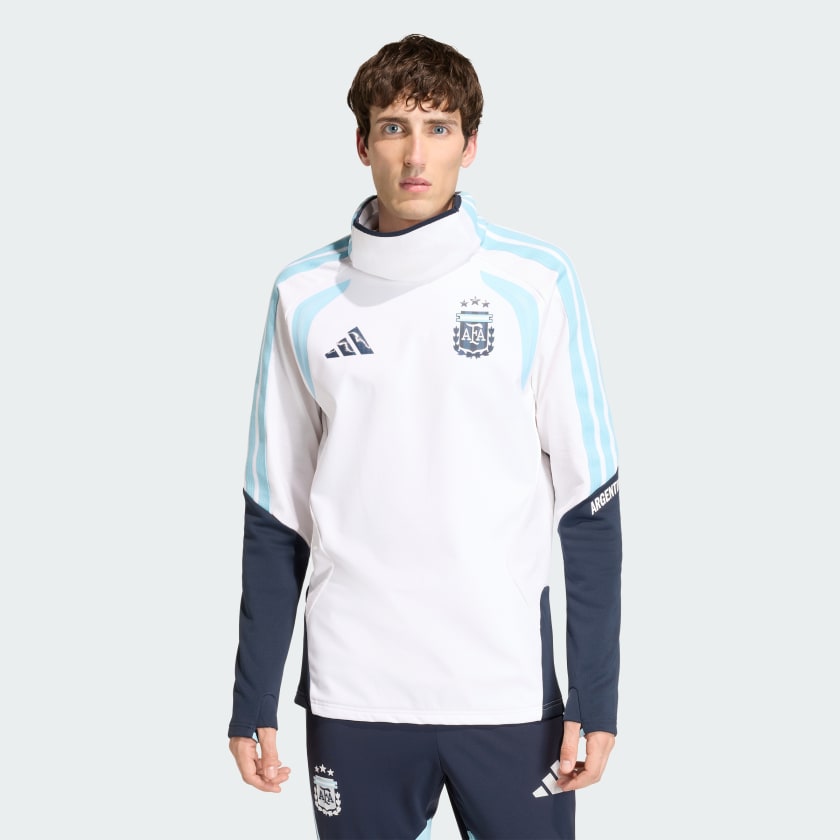 Adidas Campera Calentamiento Tiro Pro Selección Argentina 26 White