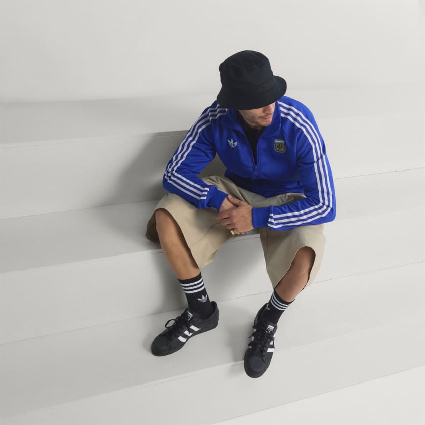 Adidas Campera Deportiva Argentina Originals Lucid Blue