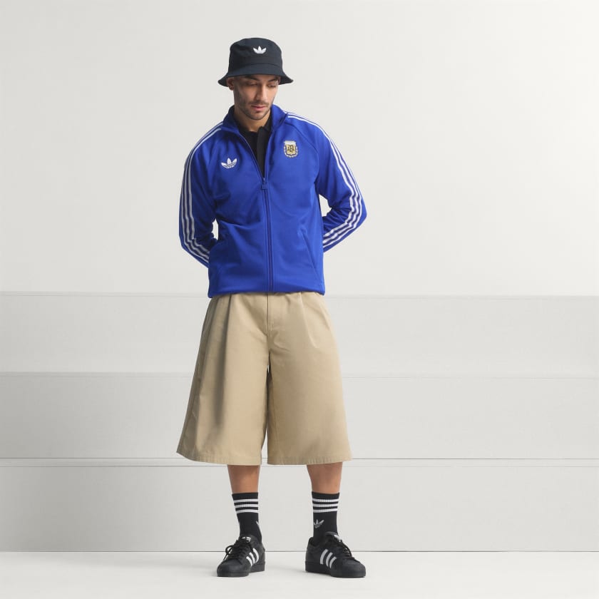 Adidas Campera Deportiva Argentina Originals Lucid Blue