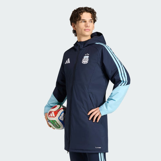 Adidas Campera Parka Tiro Stadium Selección Argentina 26 Night Navy