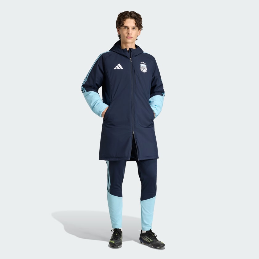 Adidas Campera Parka Tiro Stadium Selección Argentina 26 Night Navy