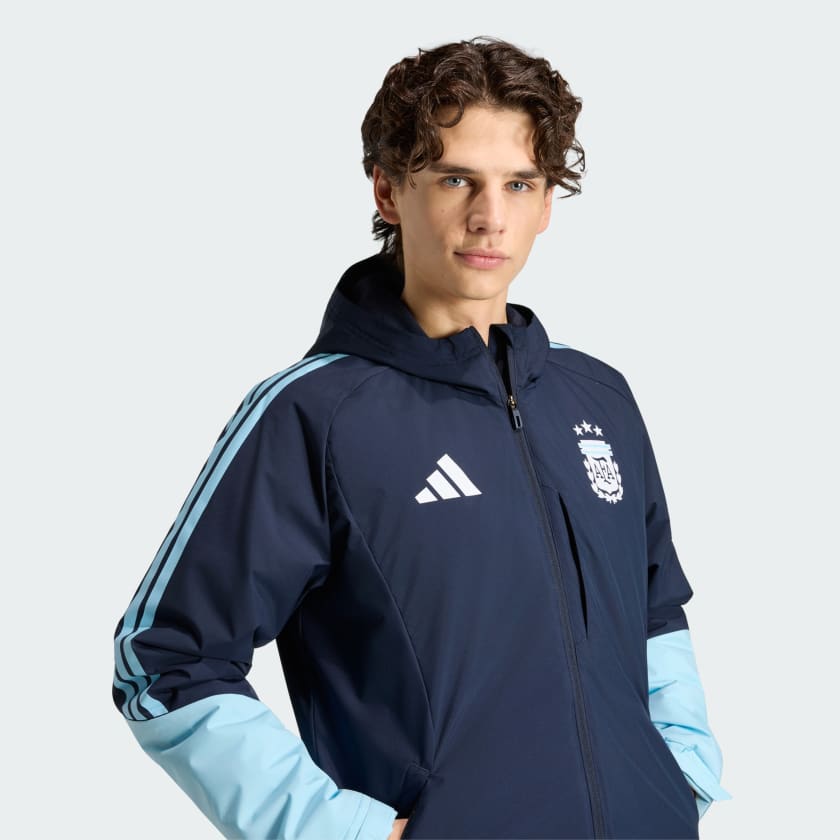 Adidas Campera Parka Tiro Stadium Selección Argentina 26 Night Navy