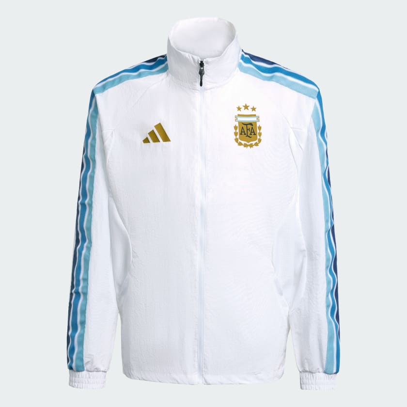 Adidas Campera Titular Anthem Argentina para Niños White