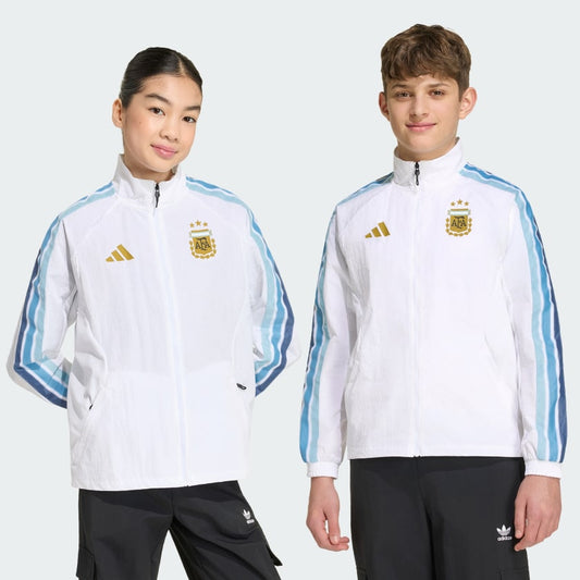 Adidas Campera Titular Anthem Argentina para Niños White