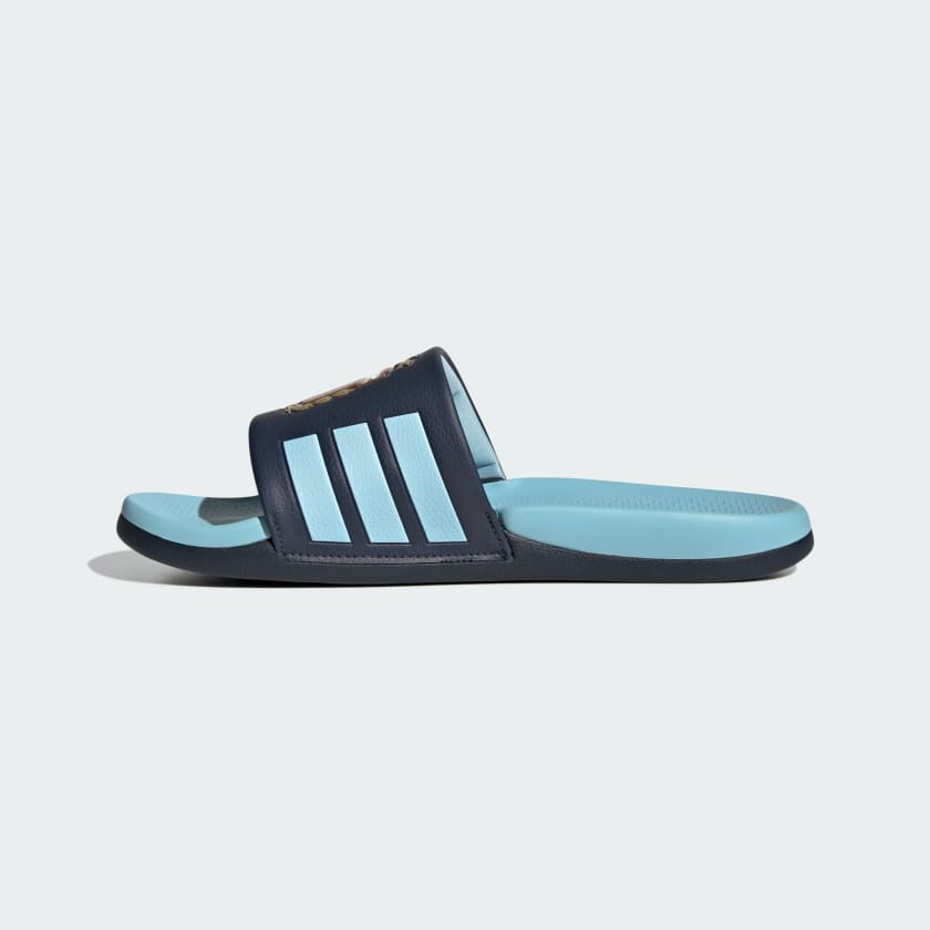 Adidas Ojotas Adilette Comfort 2.0 Argentina Night Navy / Dark Football Gold / Icey Blue