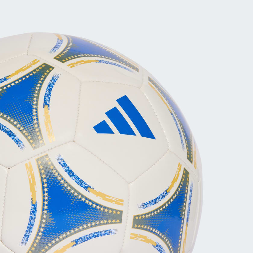 Adidas Pelota Argentina 25 Club White / Glow Blue / Gold Metallic