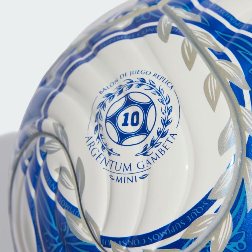 Adidas Pelota Argentum Gambeta Mini White / Royal Blue / Black