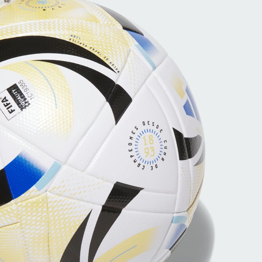 Adidas Pelota de la Liga Argentina 25 White / Icey Blue / Glow Blue / Black