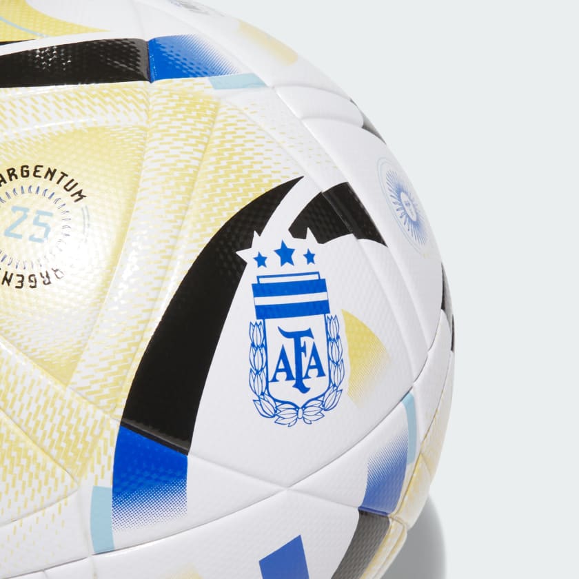 Adidas Pelota de la Liga Argentina 25 White / Icey Blue / Glow Blue / Black