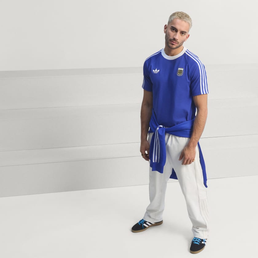 Adidas Remera Argentina Originals Lucid Blue