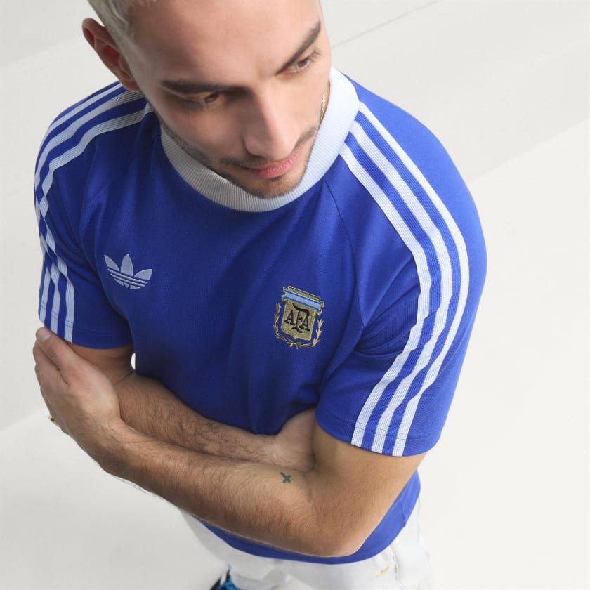 Adidas Remera Argentina Originals Lucid Blue