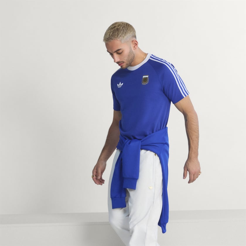 Adidas Remera Argentina Originals Lucid Blue