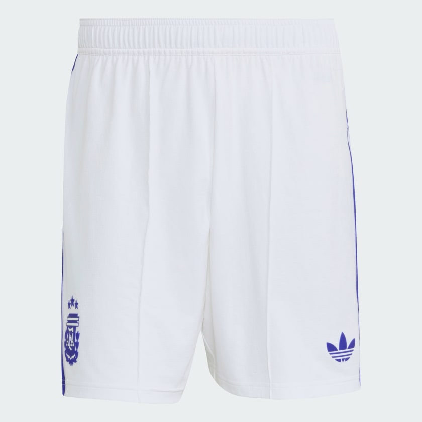 Adidas Shorts Alternativos Selección Argentina 26 Versión Jugador White / Lucid Blue