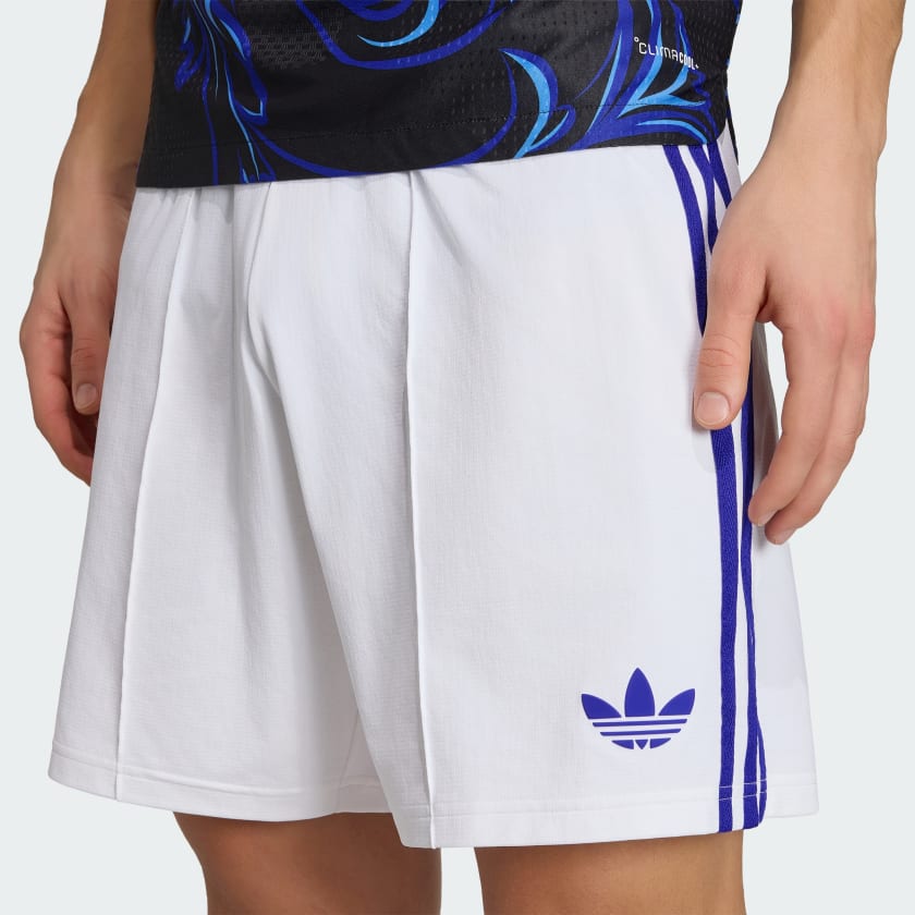 Adidas Shorts Alternativos Selección Argentina 26 Versión Jugador White / Lucid Blue