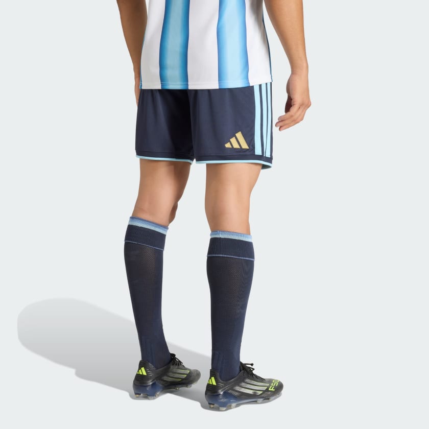 Adidas Shorts Titular Selección Argentina 26 Night Navy / Icey Blue