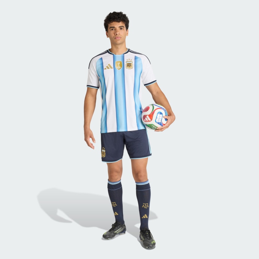 Adidas Shorts Titular Selección Argentina 26 Night Navy / Icey Blue