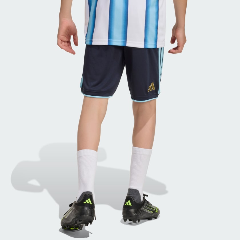 Adidas Shorts Titular Selección Argentina 26 para Niños Night Navy / Icey Blue
