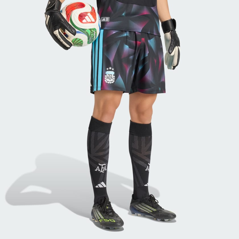 Adidas Shorts Titulares de Arquero Promo Selección Argentina 26 Team Real Magenta / Bright Cyan