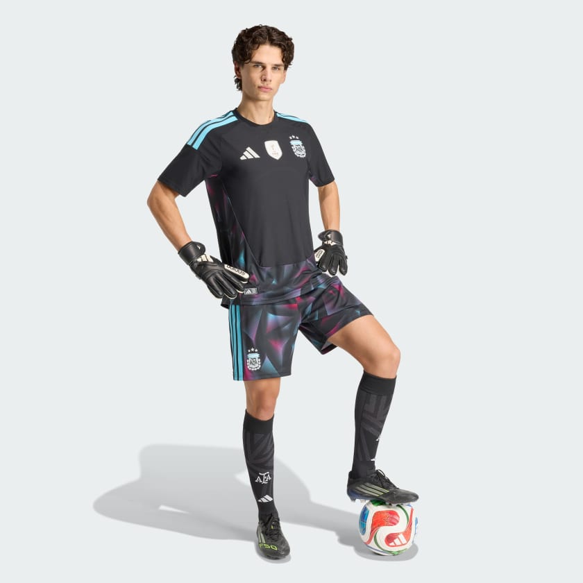 Adidas Shorts Titulares de Arquero Promo Selección Argentina 26 Team Real Magenta / Bright Cyan