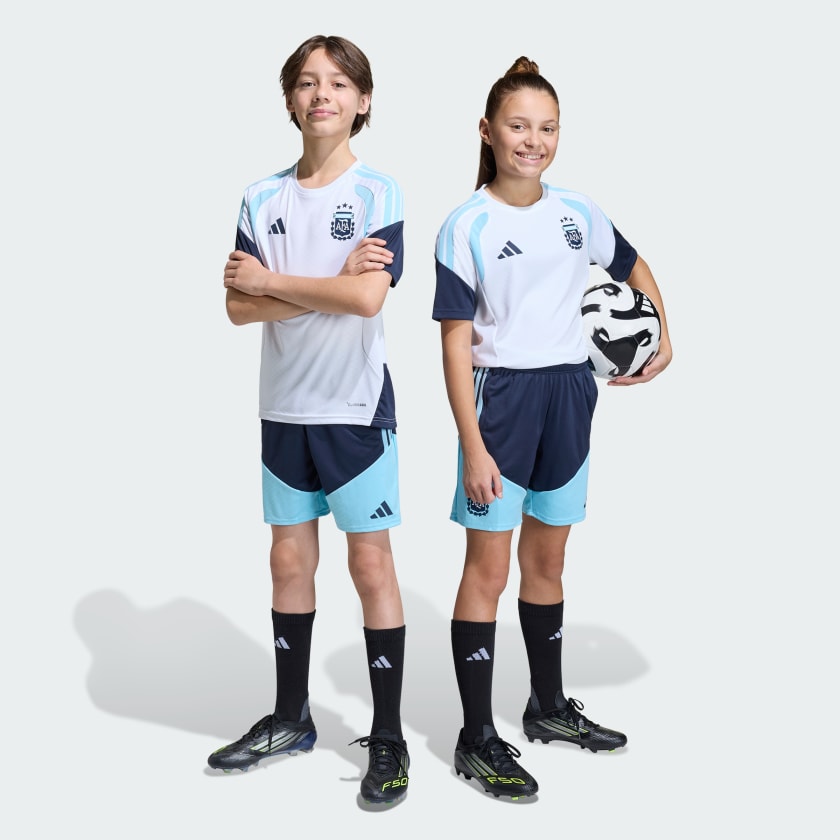Adidas Shorts de Enrenamiento Tiro Selección Argentina 26 para Niños Night Navy